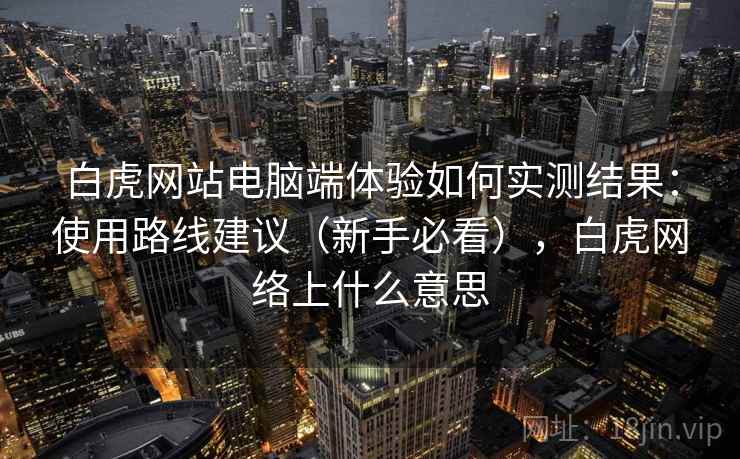 白虎网站电脑端体验如何实测结果：使用路线建议（新手必看），白虎网络上什么意思