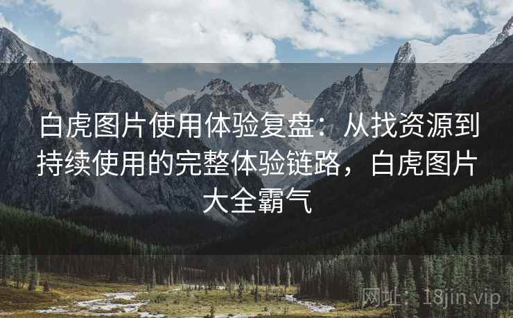 白虎图片使用体验复盘:从找资源到持续使用的完整体验链路,白虎图片大全霸气 白虎图片使用体验复盘:从找资源到持续使用的完整体验链路,白虎图片大全霸气
