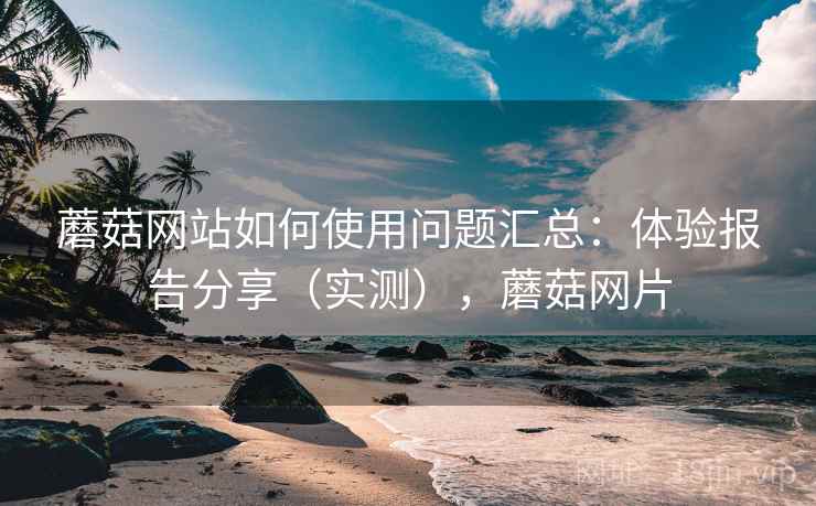 蘑菇网站如何使用问题汇总：体验报告分享（实测），蘑菇网片